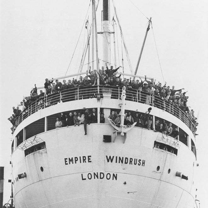 the Empire Windrush ship