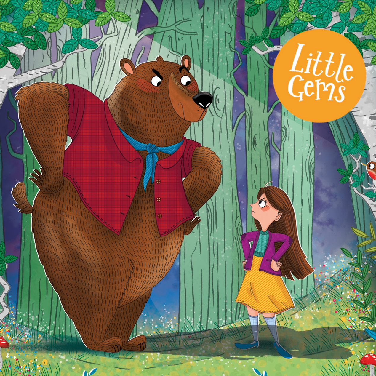 clever cakes face off with a bear