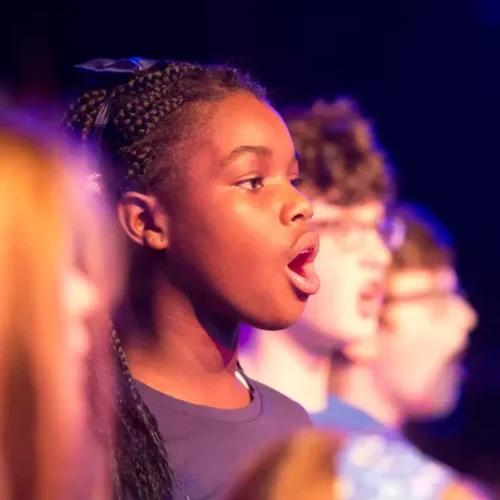 girl singing